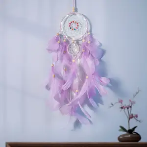 Pretty Wholesale vintage dream catcher long feather for Kids and