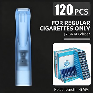 Embouts de filtre à cigarettes jetables, design bleu élégant, filtration microporeuse, embout de cigarette filtrant jetable - Product Image 6