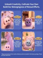 Meng YoYo Compagnon intelligent IA transfrontalier, Jouet tactile interactif, Poupée en peluche rembourrée en coton PP, Pendentif de sac à dos, Cadeau 2-20