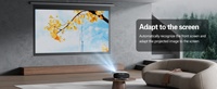 Projecteur numérique Google TV sous licence officielle 1080P pour cinéma maison intelligent, mini projecteur WiFi Dolby Sound 1300 ANSI pour l'éducation et les entreprises