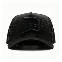 En Existencia, Sombreros Barbas INFERNO Originales, Gorras de Béisbol de 5 Paneles con Ala Ancha de Gamuza, Gorras Barbas Chrome X Ct
