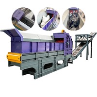 Ouvre-sacs anti-enroulement pour usine de tri des déchets MSW, pour la rupture des sacs de déchets MSW
