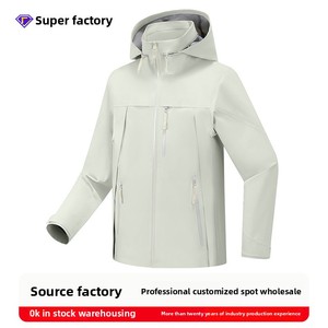 A616 Giacca rigida da esterno monostrato da donna con cappuccio <span class=keywords><strong>impermeabile</strong></span> completamente incollato con cerniera - Product Image 2