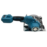 Scie circulaire électrique sans balais au lithium 21V, rechargeable, multifonctionnelle, pour le travail du bois et la découpe de pierre, utilisable d'une seule main