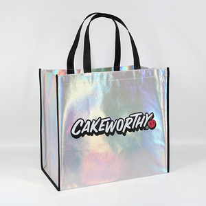 Túi Không Dệt Bằng Laser Màu Đỏ Sang Trọng Túi Mua Sắm Tote Khuyến Mãi Có Thể Tái Sử Dụng - Product Image 3