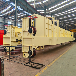 מנוף גשר דו כפול מנוף 20 טון תקורה מעל 20 טון עם מגנט להרים גרוטאות גשר ברזל - Product Image 6