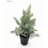 Arbre de Noël de bureau en pot en gros d'usine PVC petit arbre de Noël décoration fleurs décoratives, couronnes et plantes