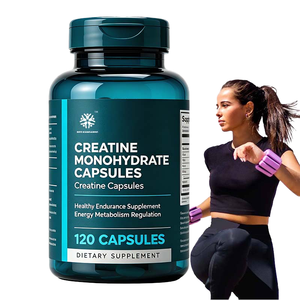 Capsules de créatine monohydrate en marque privée OEM, complément nutritionnel sportif, 120 capsules, approvisionnement en vrac - Product Image 1