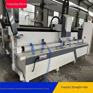 <span class=keywords><strong>Machine</strong></span> de perçage et de fraisage CNC à double tête pour le traitement des profilés en <span class=keywords><strong>aluminium</strong></span>, fabrication de fenêtres et de portes - Product Image 4