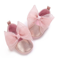Chaussures pour bébé fille HZBC, chaussures de cérémonie pour nouveau-né de 0 à 1 an, fermeture à boucle et à crochets, doublure et semelle en coton