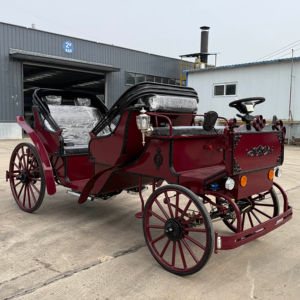 Carrosse électrique royal de luxe à 4 roues pour mariage, transport extérieur spécial, carrosse électrique élégant - Product Image 1