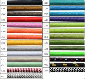 <span class=keywords><strong>2</strong></span>*0.75mm intrecciati nuclei di <span class=keywords><strong>2</strong></span>/3 rotondi inguainati fili Edison che illuminano cavi elettrici cavo di alimentazione - Product Image 6