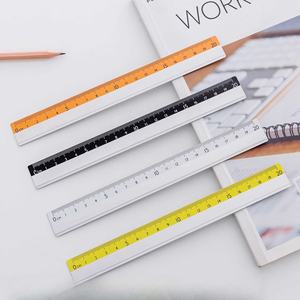 Juego de Reglas Portátiles Personalizadas de Aleación de Aluminio de 15/20/30 CM, Regla Recta de Medición de Metal de Precisión, Regalos Promocionales con Serigrafía - Product Image 2