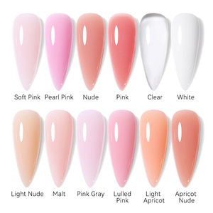 UR SUGAR 15ml Gel Poly Acrylique Transparent Naturel Effet Gelée, Marque Privée, Longue Durée, Sans Brûlure, Gel d'Extension d'Ongles en Tube pour Extension d'Ongles - Product Image 2