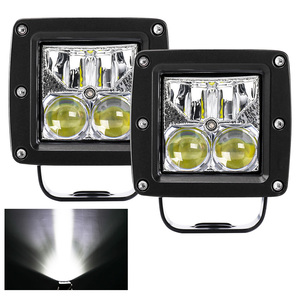 Đèn LED Làm Việc 3 Inch Bán Chạy 2020, Đèn Led Làm Việc Hình Vuông 20W 2 Hàng Trên Đường - Product Image 1