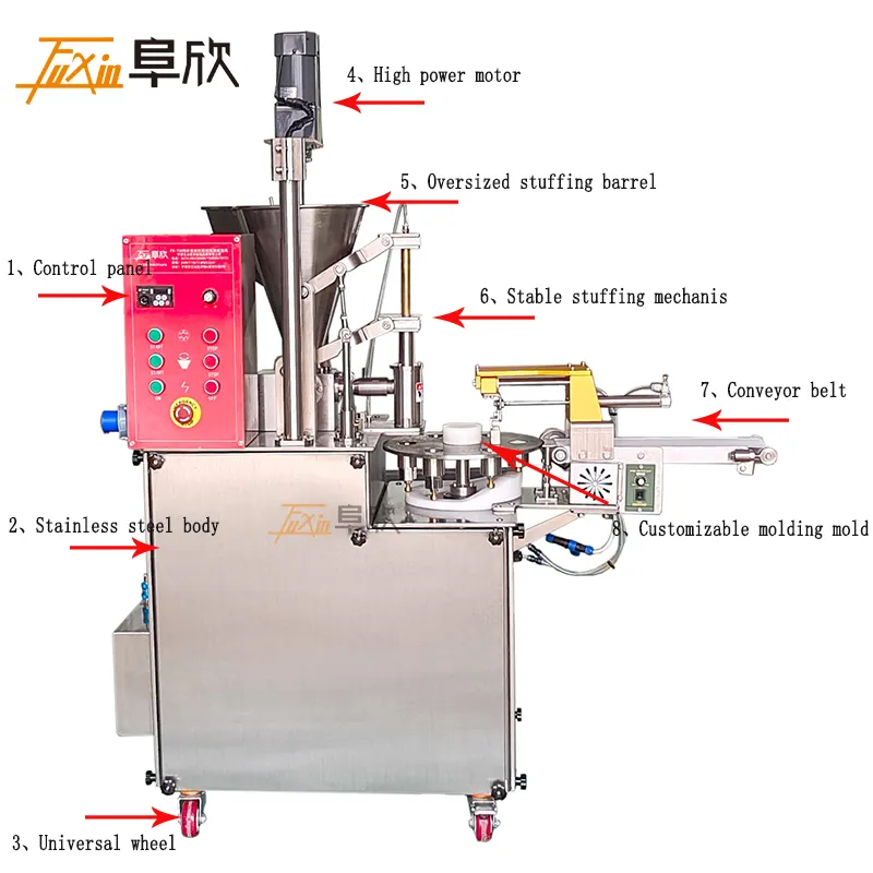 Online halbautomat ische Shaomai-Maschine Chinesisches Essen Siomai-Maschine tragbare Shuimai-Maschine