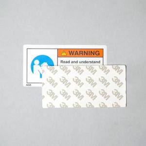 Etiqueta de Advertencia de Seguridad para Operadores de la Marca AGS, Manual de Instrucciones, Lectura y Uso para Maquinaria Industrial, Resistente al Agua y a los Arañazos, 3M - Product Image 3