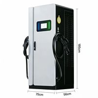 Nouvelle station de recharge rapide pour véhicules électriques 60 kW DC GBT IP55, chargeur EV commercial OCPP 1.6/2.0 4G/Ethernet avec authentification par application/RFID