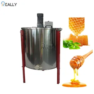 Honey Extractor Stainless Steel Honey Spinner with Stand Beekeeping Pro Extraction Apiary Centrifuge Equipment