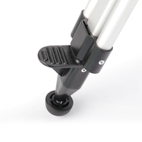 Trépied élévateur en aluminium de 4 mètres de hauteur avec tubes stables pour station totale et laser Roatry