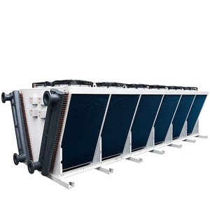 W hình dạng tháp khô nhà máy Trung Quốc cung cấp OEM nước không khí khô mát nhôm vây ống đồng trao đổi nhiệt - Product Image 1