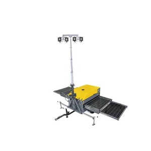 Tour hydroponique Atlas Copco 7m Ballon d'éclairage mobile d'urgence LED Éclairage solaire extérieur Tour d'éclairage manuelle verticale - Product Image 4