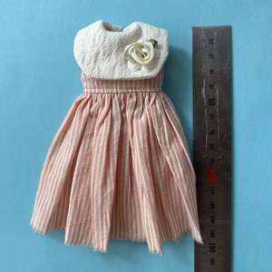 Ropa para Muñecas Blythe Ob22 Ob24, Vestido a Rayas Estilo Occidental 24M-G4401, Tela Azone Fashion - Product Image 4