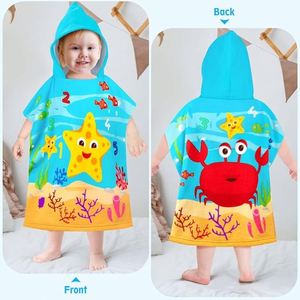 Serviette de plage à capuche pour enfants, personnalisée, à séchage rapide, sans sable, pour le surf - Product Image 3
