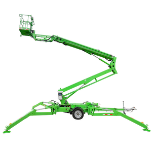 360 độ xoay <span class=keywords><strong>12M</strong></span> 16M 20M trên không làm việc nền tảng thủy lực khớp nối towable Boom Lift - Product Image 3