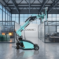 Lève-charge à ventouse à batterie haut de gamme pour panneaux plats en MDF, capacité 200/300/400/500/600/800 kg, hauteur de levage 2,7-5 m, certifié CE