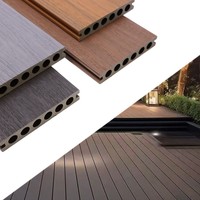 DONGJIAN - Terrasse en composite bois-plastique moderne, imperméable, écologique, durable, panneaux de terrasse WPC 3D pour extérieur, antidérapants