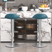 [En stock] Tabouret de bar minimaliste moderne, réglable en hauteur et rotatif, chaise haute pour comptoir de cuisine