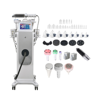 Nouvelle Machine Minceur 10-en-1 2026 avec Rouleau Interne, Brosse Bio, Laser Lipo, Vacuum, RF et Cavitation 80K