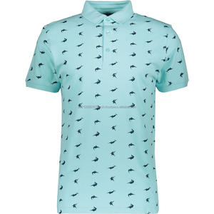 Polo de secado rápido para hombre, camisa con estampado de sublimación ecológica, logotipo personalizado de último diseño, alta calidad, venta al por mayor - Product Image 1