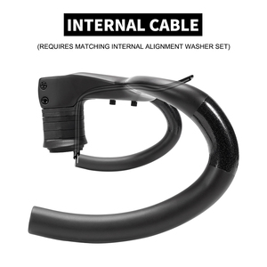Vélo de route intégré en carbone TOSEEK T700, guidon de 28,6 mm, passage interne des câbles, aérodynamique, léger, confortable, cockpit de course personnalisé - Product Image 5