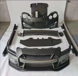 Piezas para el cuerpo del coche, parachoques delantero, trasero, falda lateral, alerón grande para GTR 35, modificado en estilo <span class=keywords><strong>Nismo</strong></span> - Product Image 4