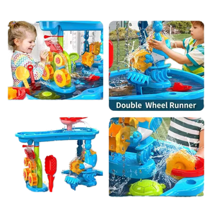 Large Outdoor/Indoor Three-Layer <strong>Water</strong> <strong>Table</strong> for Kids New Parent-Child Interactive Beach &amp; <strong>Sand</strong> Toy - Product Image 4