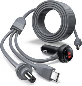 Mini Digital Display Car Charger Mini <b>Power</b> <b>Cable</b> 12V-24V USB C DC Waterproof for Mini - Product Image 1