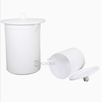 Bécher en PTFE personnalisable avec couvercle pour utilisation en laboratoire Caractéristique Résistance chimique
