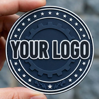 Patch en silicone PVC 3D personnalisé avec logo, transfert thermique, étiquette brodée pour vêtements, sacs, chapeaux, DIY