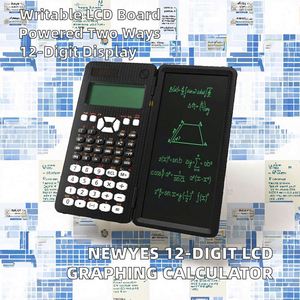 Calculadora Científica Gráfica de 12 Dígitos con Pantalla LCD de 6.5 Pulgadas y Pizarra de Escritura LCD para Exámenes Empresariales - Product Image 2