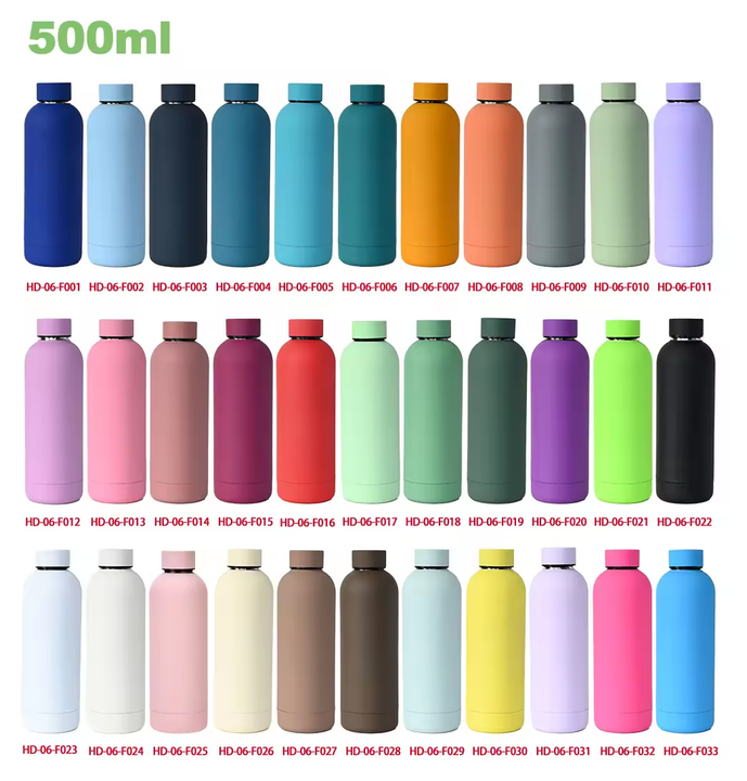 Custom logo Stainless Steel Cup Insulated Drink Bottle Tumbler Soft ...