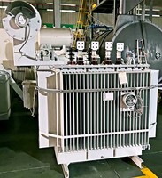 Transformateur électrique de Distribution de puissance rempli d'huile de tension, full cooper trans 100kva