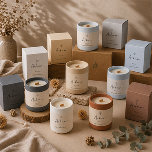 AIKUN Manufacturer <b>Bulk</b> Pastel Gift Box Ceramic Scented <b>Candle</b> for Wedding Favor Hotel Lobby Prayer Room - Product Image 2