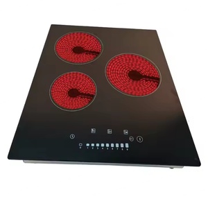 Cuisinière en céramique à 3 brûleurs, appareils électroménagers de cuisine, plaque chauffante infrarouge intégrée directement de l'usine - Product Image 1