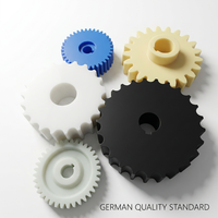Pièces en plastique PEEK de qualité aérospatiale sur mesure, usinage CNC de haute précision, moulage, engrenage annulaire, certifié RoHS, faible MOQ