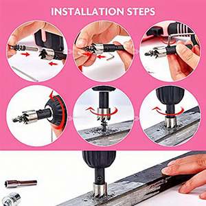 Perceuse à percussion sans fil au lithium de qualité avec logo personnalisé, rose, pour femmes, vente en gros - Product Image 4