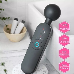 Usb Oplaadbare Persoonlijke Wand Massager Elektrische Siliconen <span class=keywords><strong>Vibrator</strong></span> <span class=keywords><strong>Handheld</strong></span> Full Body Seksspeeltje - Product Image 2