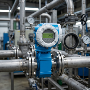 Débitmètre magnétique Endress+Hauser Proline Promag P 300 DN65, précision de 0,5 % pour les liquides visqueux et conducteurs, 4-20 mA/HART/Modbus - Product Image 1