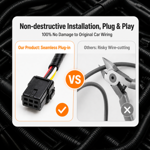 Kit de démarrage sans clé à bouton-poussoir PKE pour <span class=keywords><strong>Audi</strong></span> A6, démarrage et arrêt du moteur par clé intelligente, maintien de la clé d'origine, vente en gros pour voitures - Product Image 5